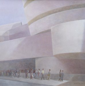 Guggenheimovo muzeum, New York, 2004 (akryl na plátně)